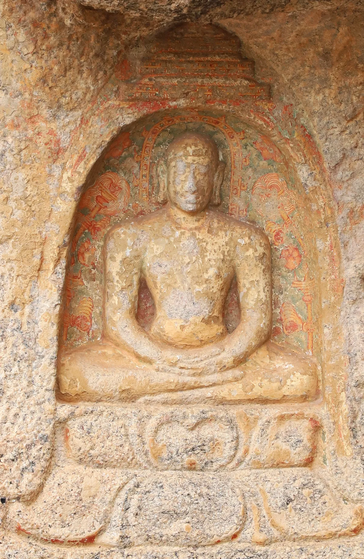 Jain Sculptures, Anamalai, Madurai